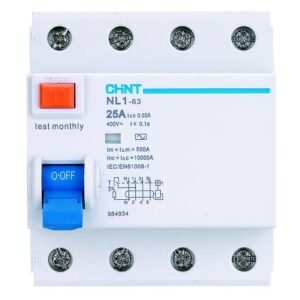 INT. DIFERENCIAL NL1, 4P, 30 mA, 25 A CHINT