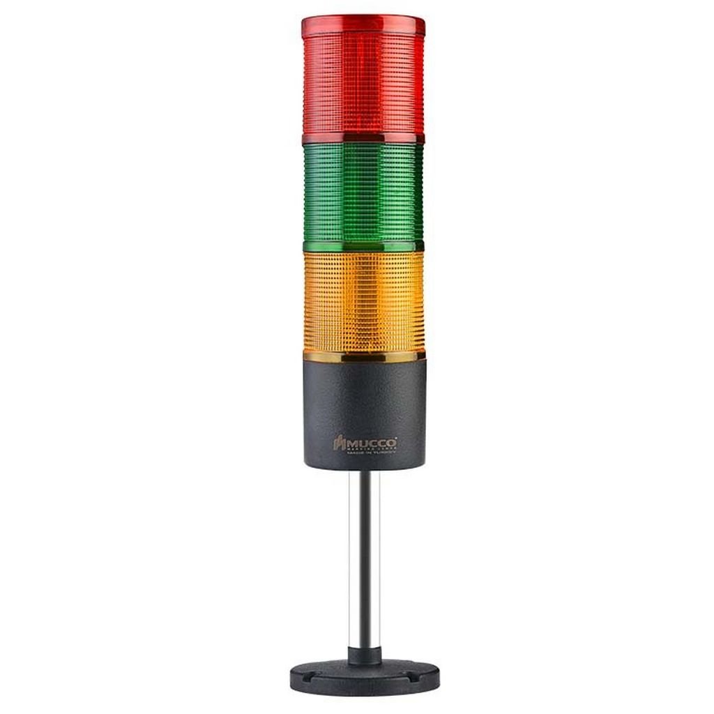 BALIZA DE 3 COLORES (24 Y 220V) MUCCO